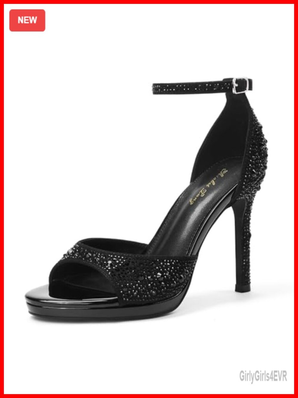 Elisabet Tang High Heels Round Open Toe Platform Sandals